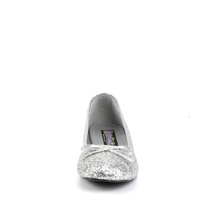 Funtasma STAR-16G Silver Glitter Glitter Flat Shoes