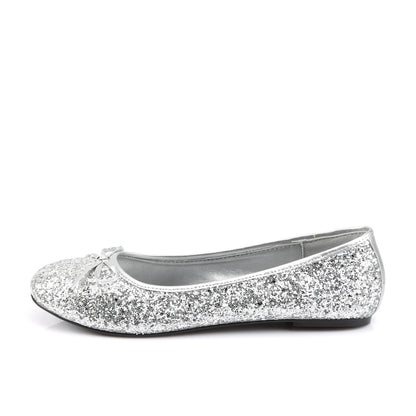 Funtasma STAR-16G Silver Glitter Glitter Flat Shoes