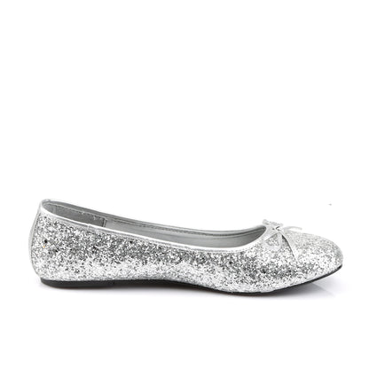 Funtasma STAR-16G Silver Glitter Glitter Flat Shoes