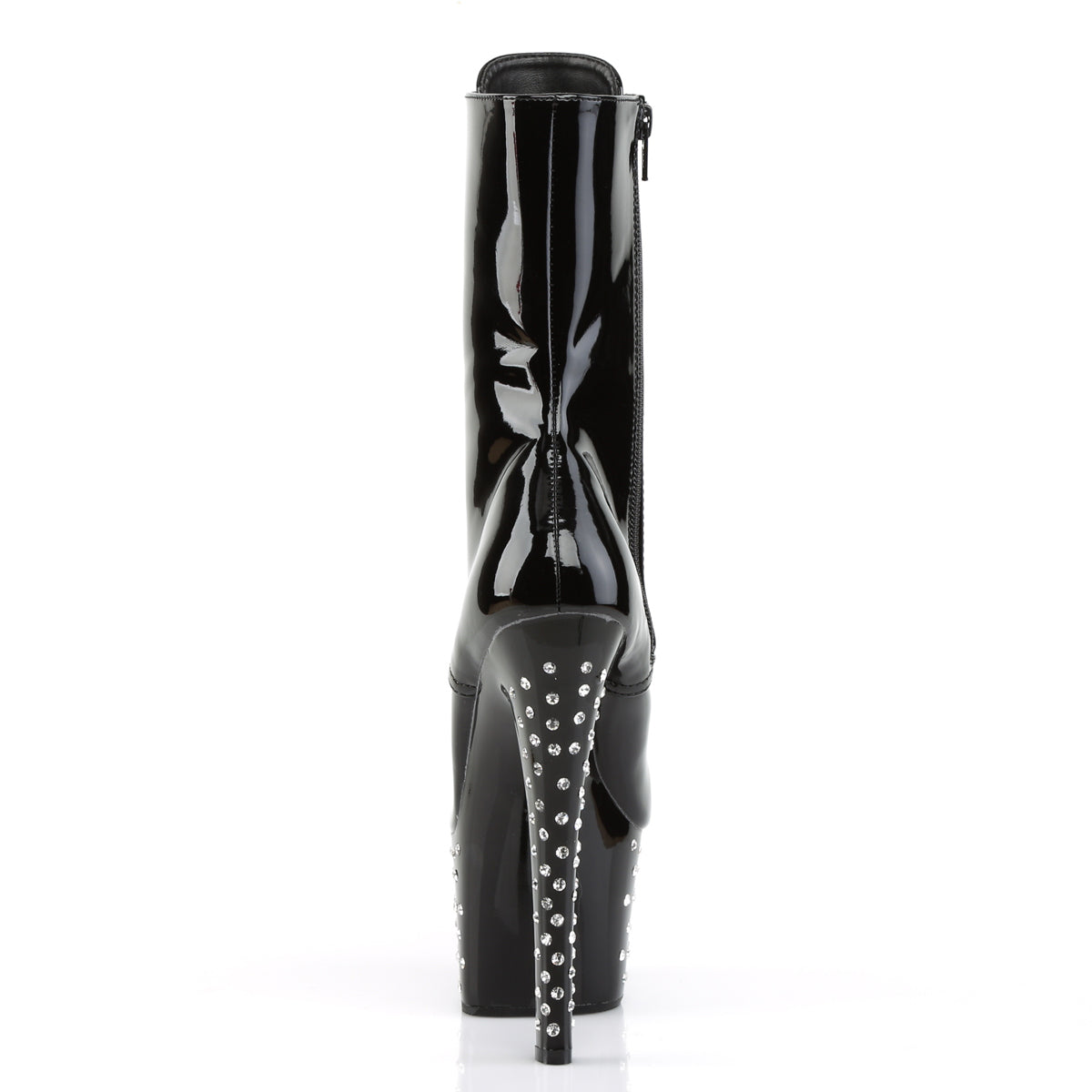 stardust 1018c 2rs_pleaser_platforms_exotic_dancing_ankle_mid calf_boots_pleasers_clear_black