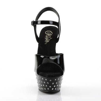 STARDUST-609 Pleaser Black 6 Inch Exotic Dancing Platform Shoes