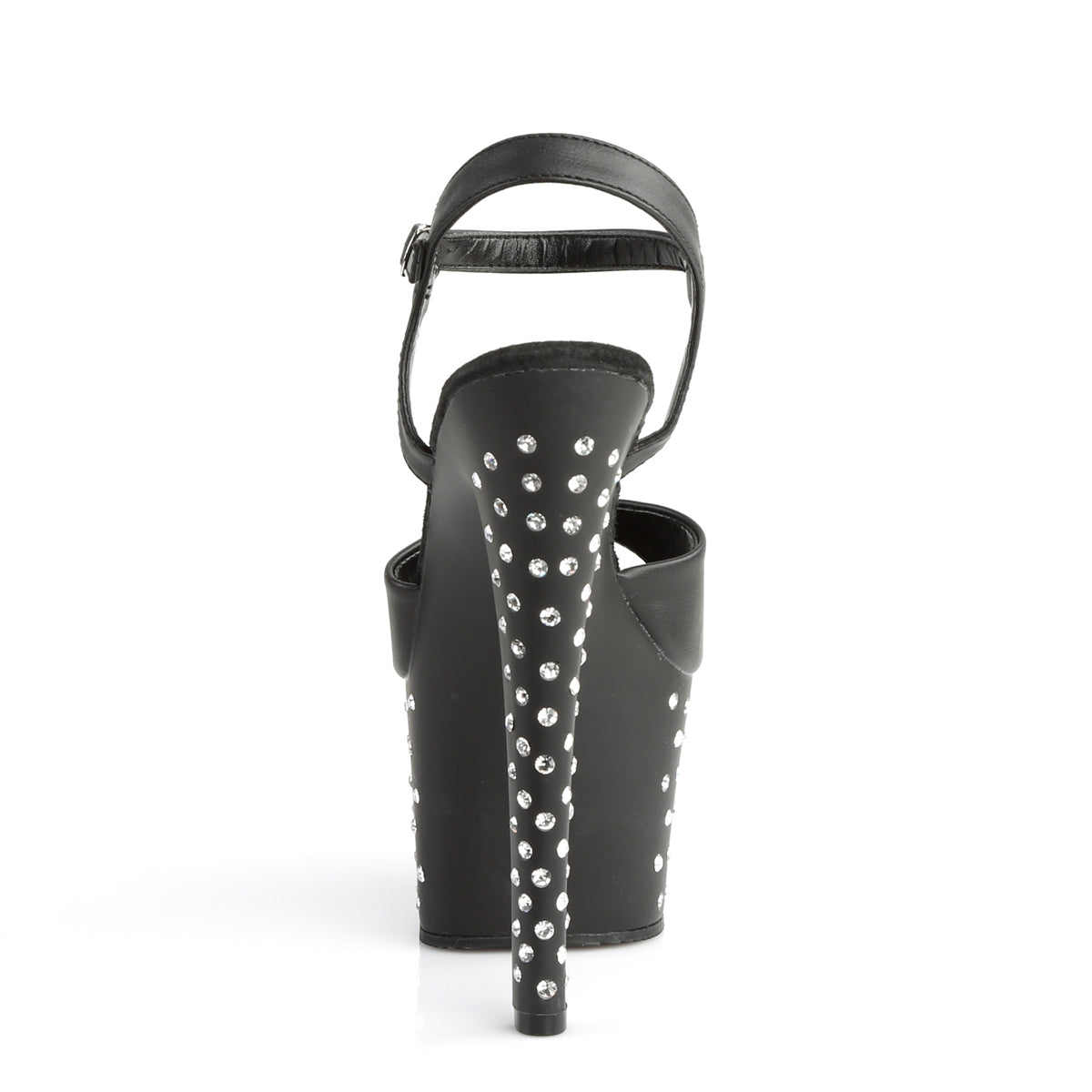 STARDUST-709 Pleaser Black 7 Inch Fetish Pole High Heels