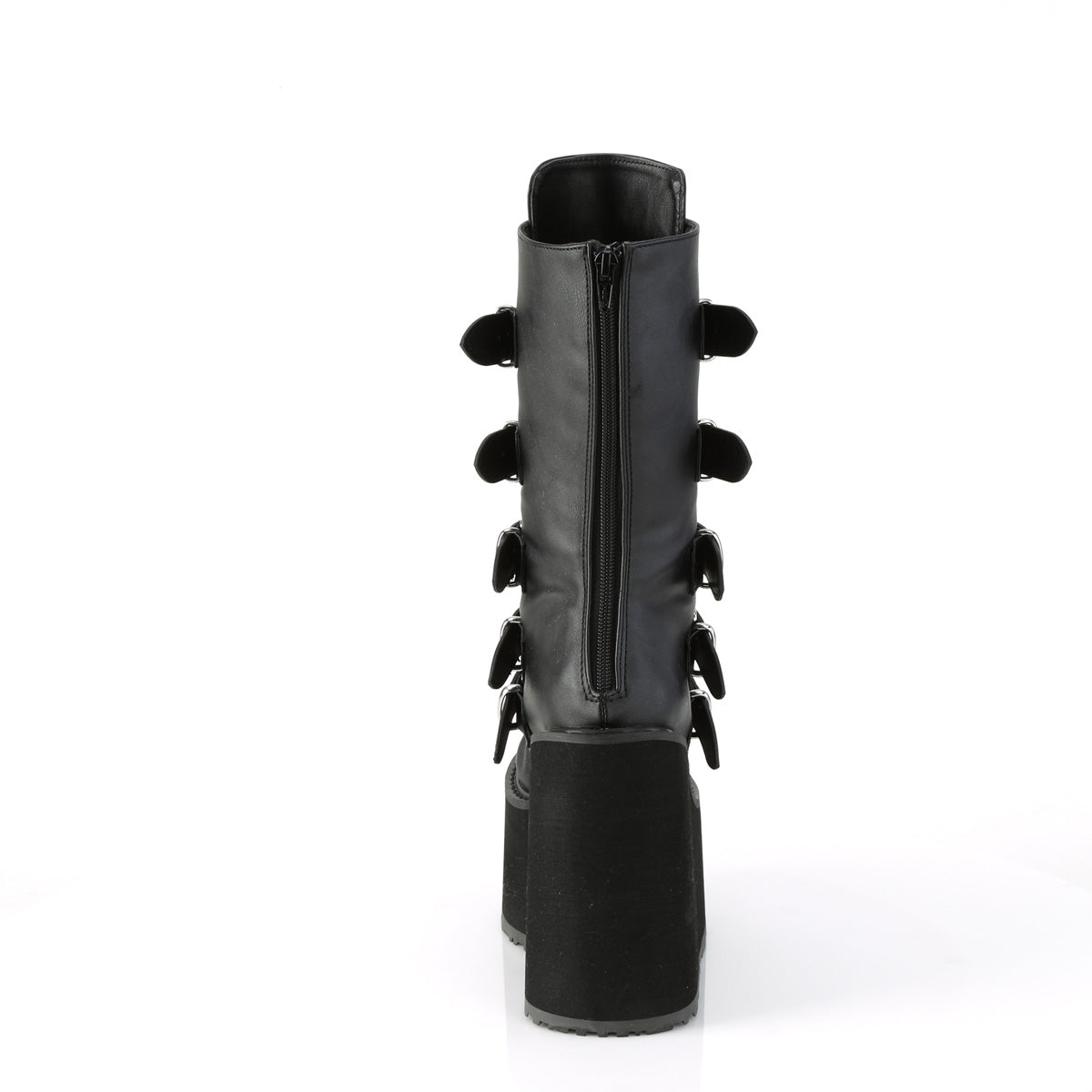 SWING-230 Demonia Cult Black Alternative Knee High Boots
