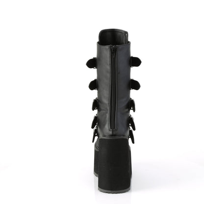 SWING-230 Demonia Cult Black Alternative Knee High Boots