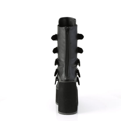 Demonia SWING-230 Black Platform Mid Calf Boots