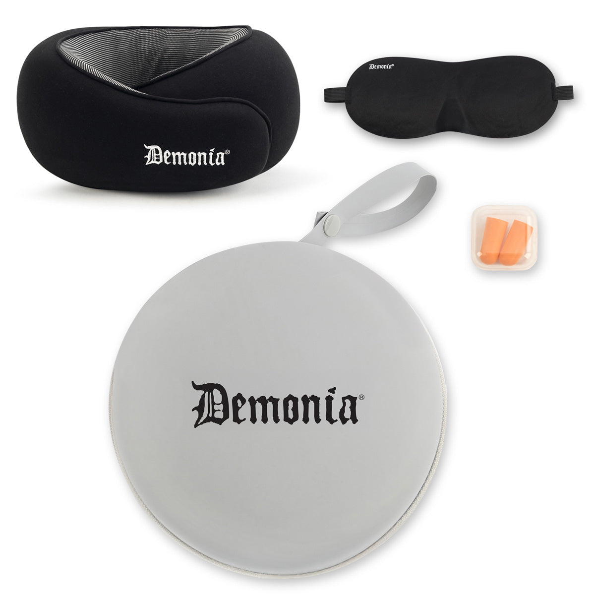 Demonia TGS-002B Black Travel Neck Pillow