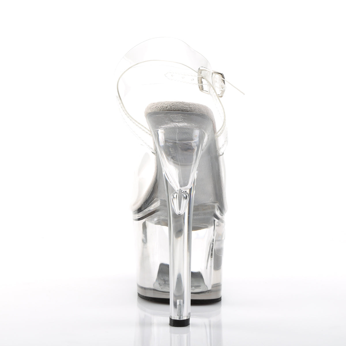 TIPJAR-708-5 Pleaser Clear 7 Inch Exotic Dancing High Heels
