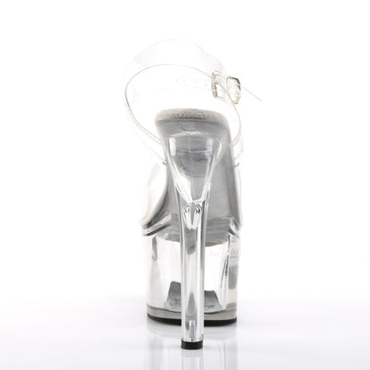 TIPJAR-708-5 Pleaser Clear 7 Inch Exotic Dancing High Heels