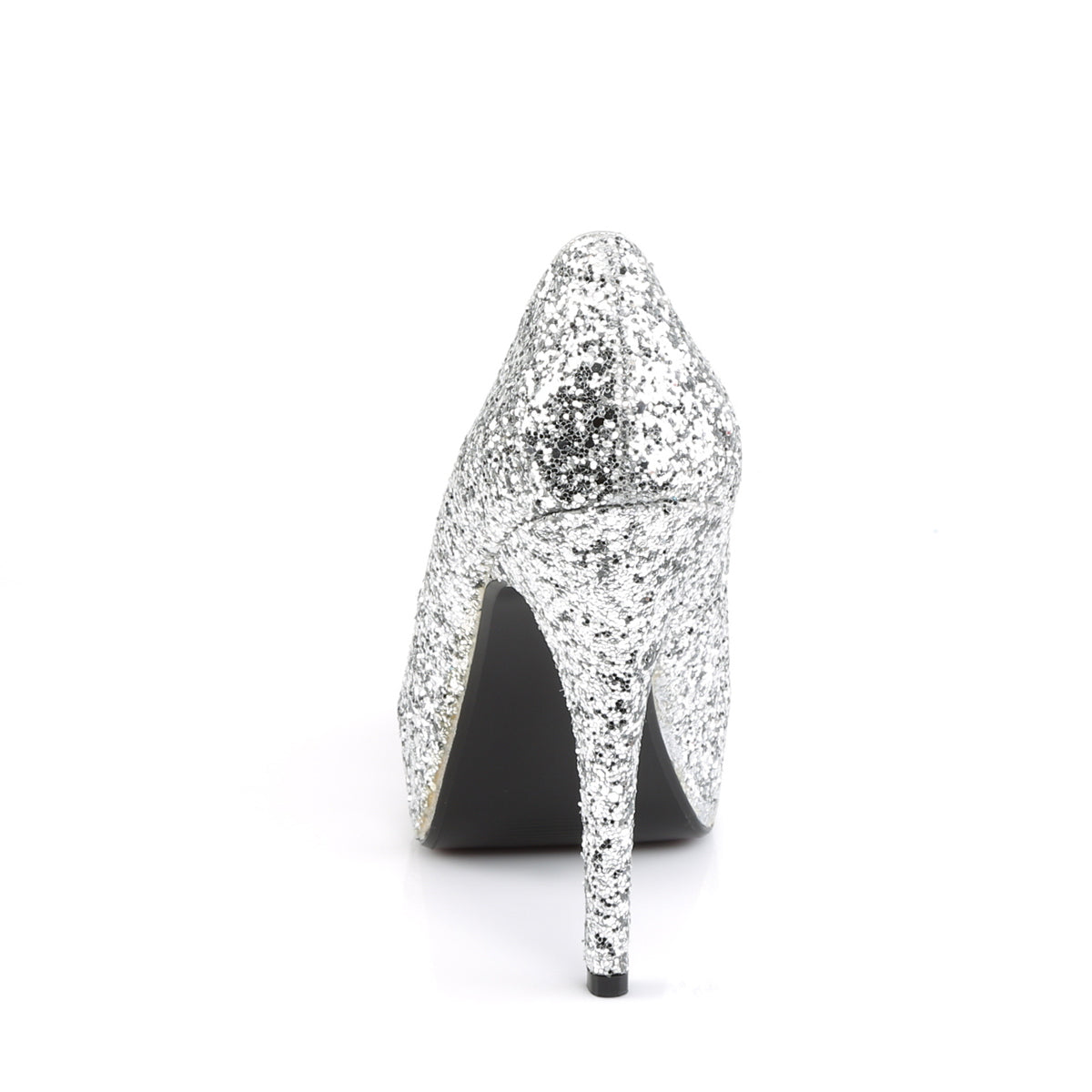 TWINKLE-18G Fabulicious 5 Inch Heel Silver Glitter Sexy Shoe