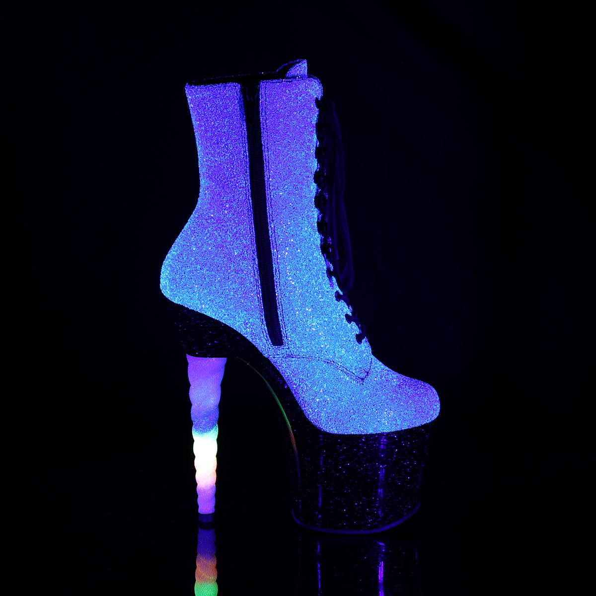 UNICORN-1020G Pleaser Purple 7 Inch Pole Dancer High Heels