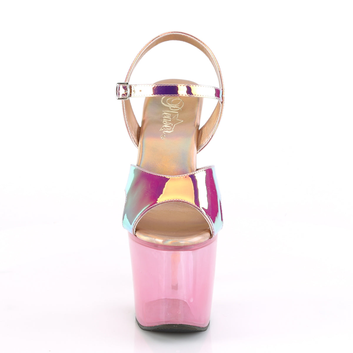 UNICORN-711T Pleaser Pink 7 Inch Fetish Pole High Heels