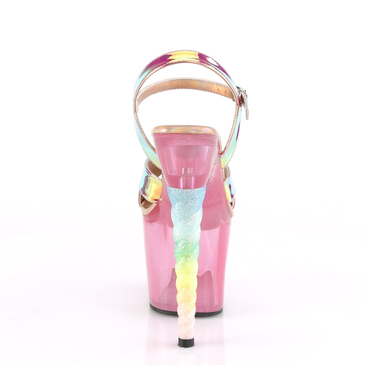 UNICORN-711T Pleaser Pink 7 Inch Fetish Pole High Heels