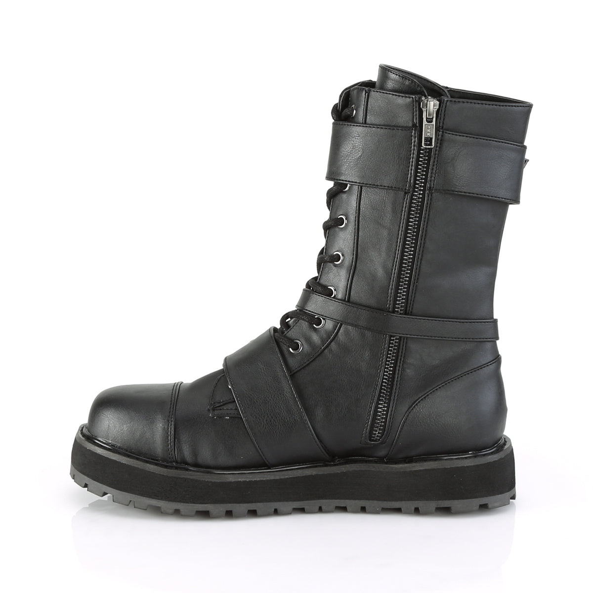 VALOR-220 Demonia Cult Black Alternative Footwear Unisex