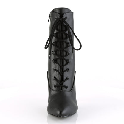 VANITY-1020 Pleaser Black 4 Inch Fetish Ankle Boots