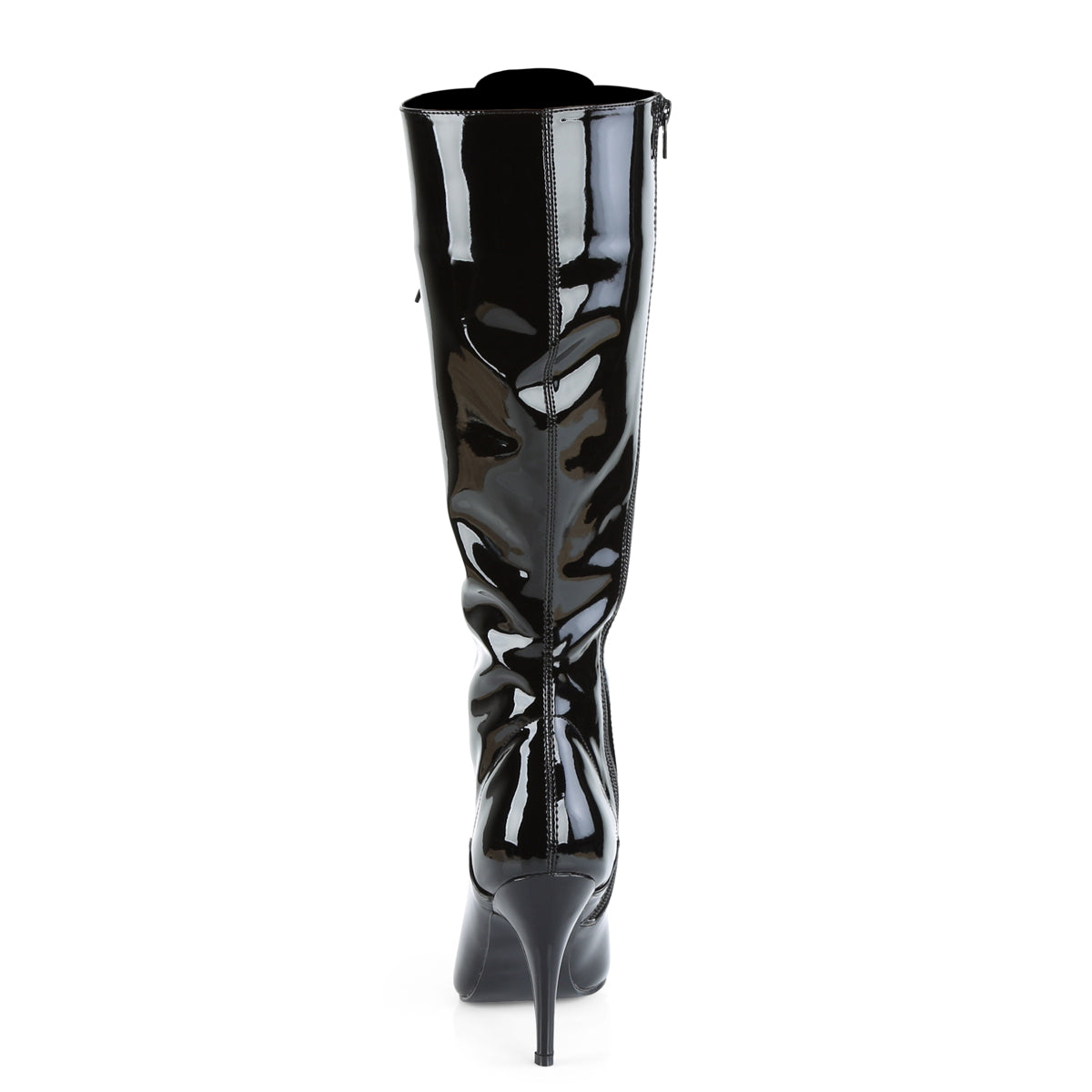 VANITY-2020 Pleaser Black 4 Inch Dominant Knee High Boots