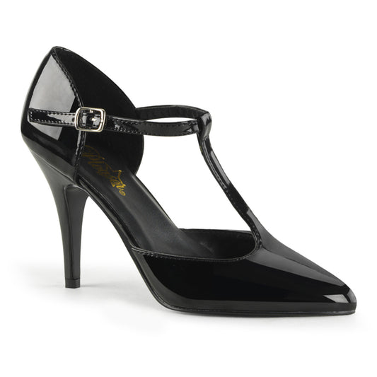 VANITY-415 Pleaser Black 4 Inch Sexy Fetish Shoes