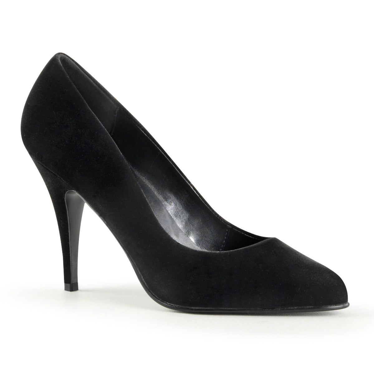 VANITY-420 Pleaser Black 4 Inch Exotic Berdoom Heels