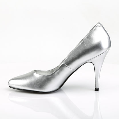 VANITY-420 Pleaser Silver 4 Inch Fetish Berdoom Heels