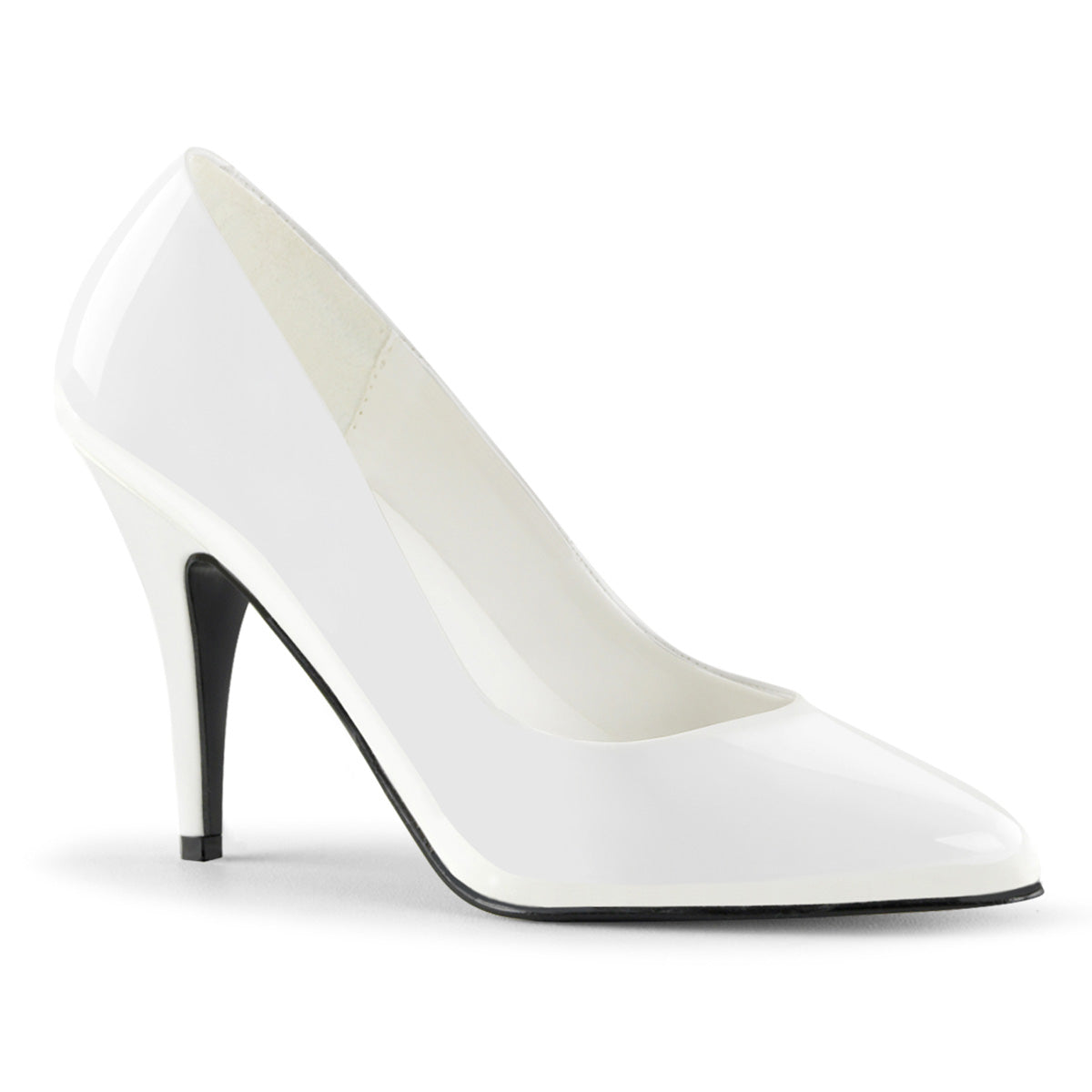 VANITY-420 Pleaser White 4 Inch Tempting Berdoom Heels