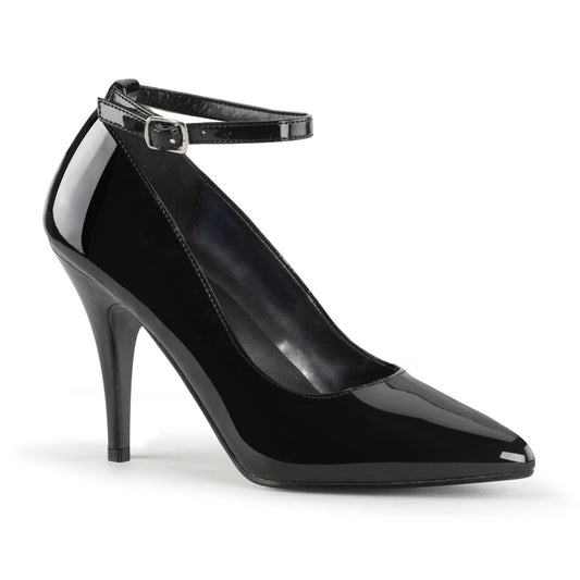 VANITY-431 Pleaser Black 4 Inch Provocative Berdoom Heels
