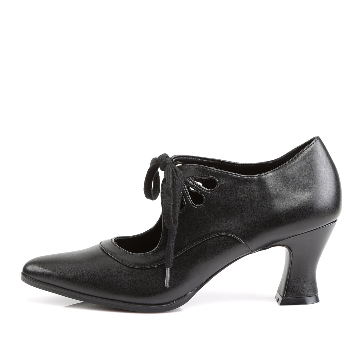 VICTORIAN-03 Pleasers Funtasma 3 Inch Heel Black Women's Sexy Shoes
