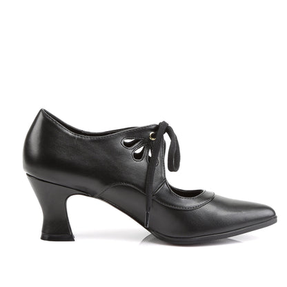 VICTORIAN-03 Pleasers Funtasma 3 Inch Heel Black Women's Sexy Shoes