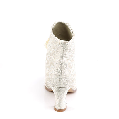 VICTORIAN-30 Fabulicious Champagne 2.8 Inch Vintage Boots