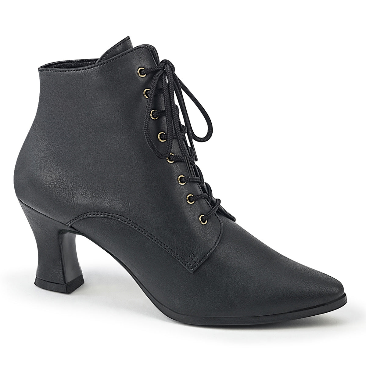 VICTORIAN-35 Funtasma Black 2.8 Inch Fancy Dress Women's Boots