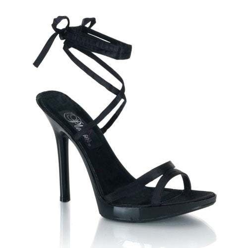 VOGUE39 Blk Satin/Blk - 5 uk (38 Europe - 8 Usa) / Black Satin