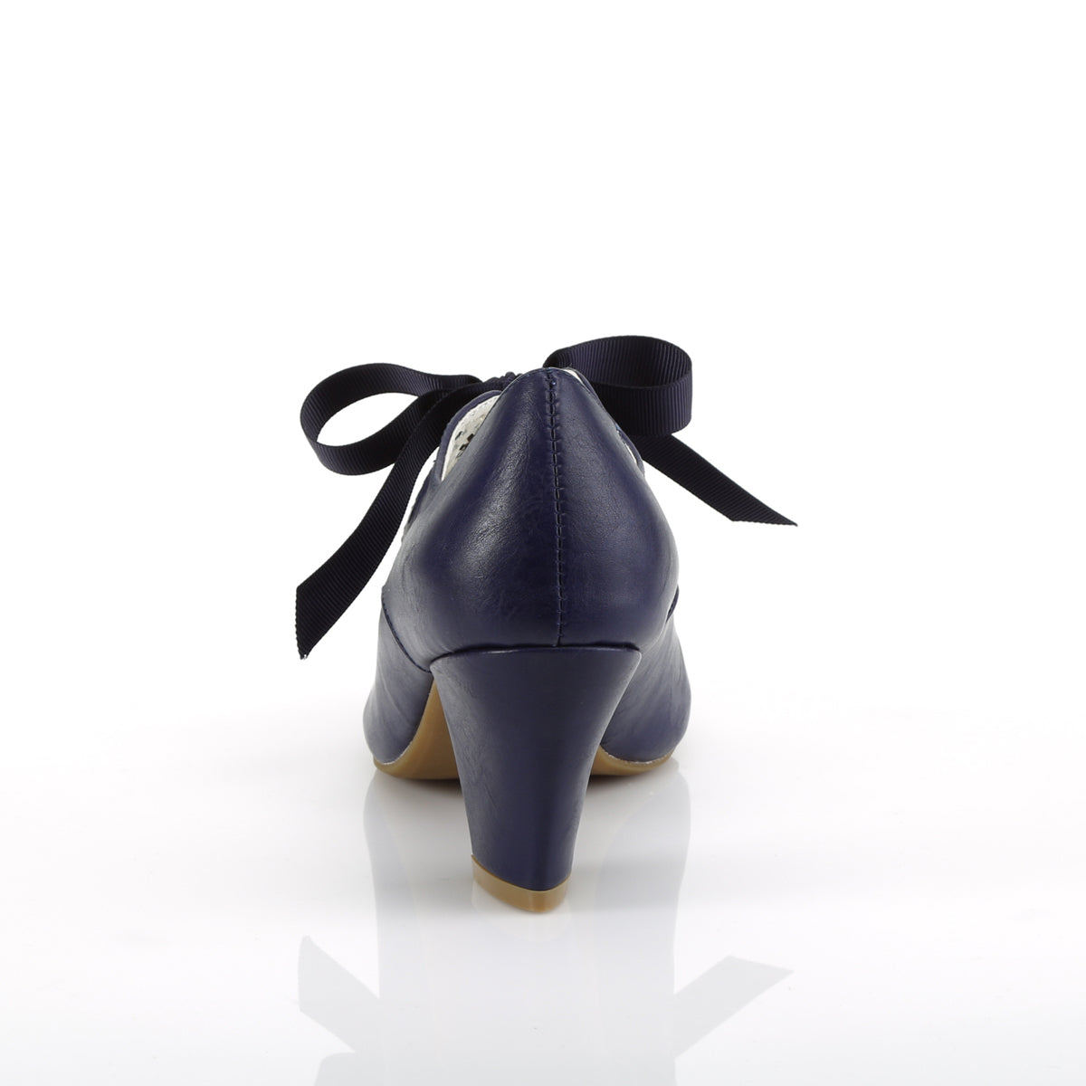 Pin Up Couture WIGGLE-32 Navy Blue Mary Jane Shoes - 2.5 Inch Heels