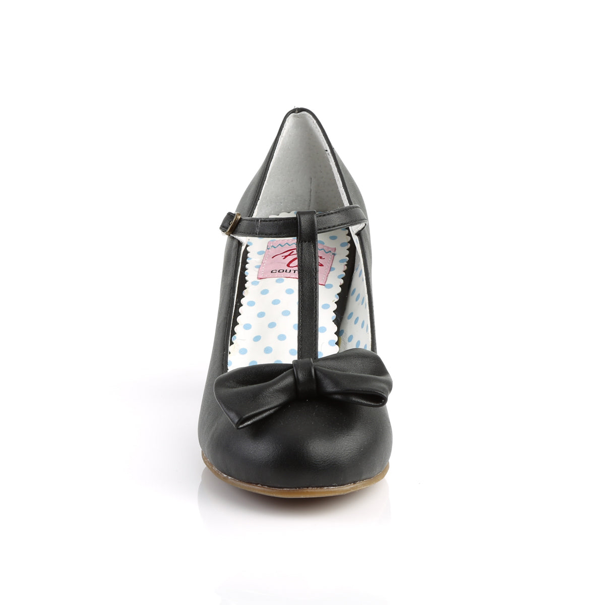 WIGGLE-50 Pin Up Couture Black 2.5 Inch Glamourous Heels