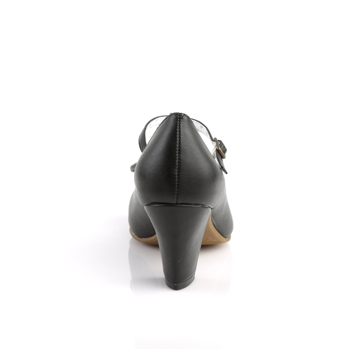 WIGGLE-50 Pin Up Couture Black 2.5 Inch Glamourous Heels