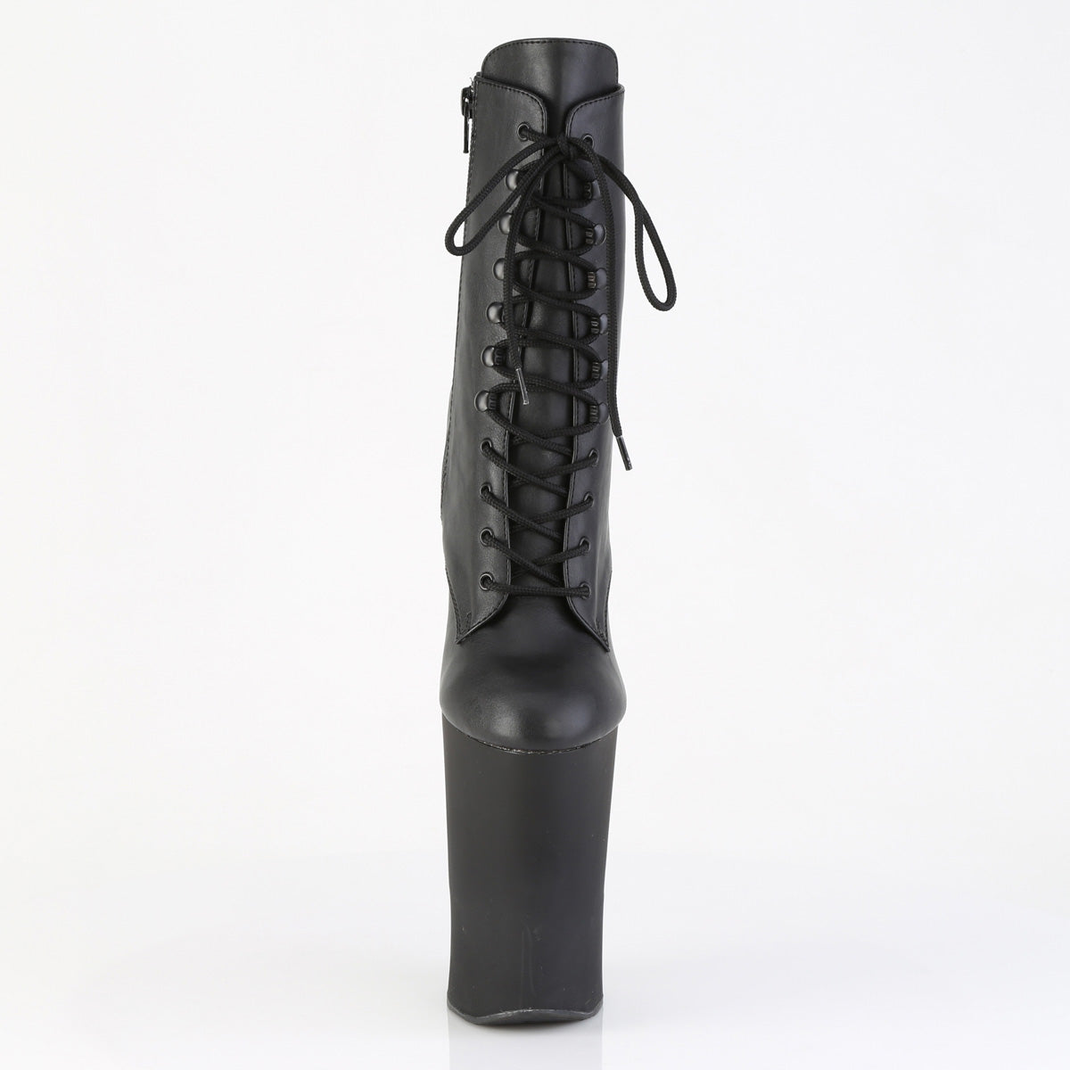 WORSHIP-1020 Pleaser Black 10 Inch Exotic Dancing Ankle Boots