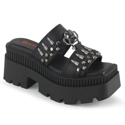 WRATH-08 Demonia Cult Black 3.3 Inch Alternative Women's Sandals