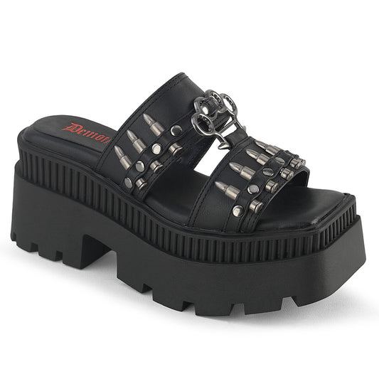 WRATH-08 Demonia Cult Black 3.3 Inch Alternative Women's Sandals