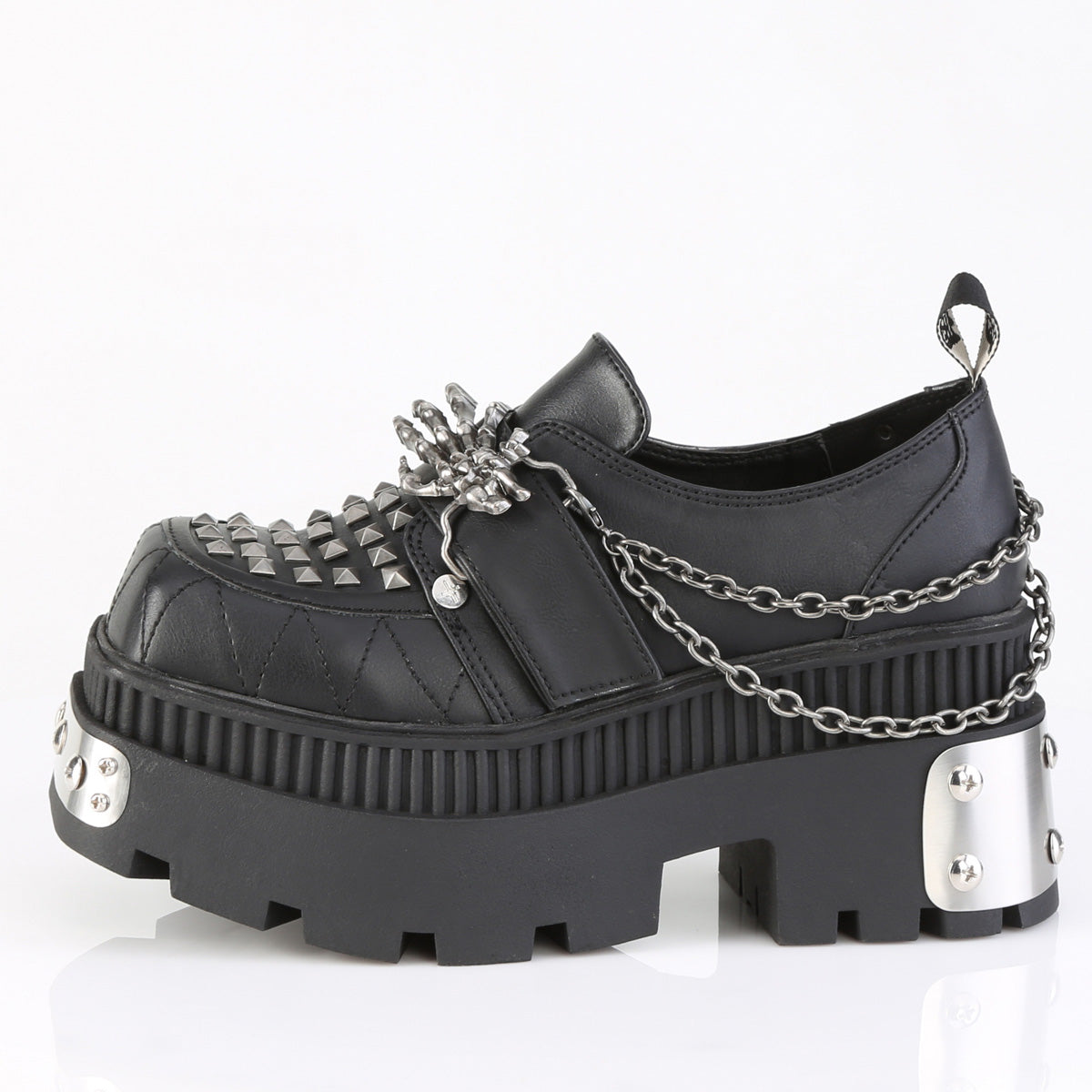 wrath 310 Demonia SKA footwear blk vegan leather alternative footwear