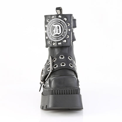 WRATH-58 Demonia Cult Black 3.3 Inch Alternative Women's Ankle Boots