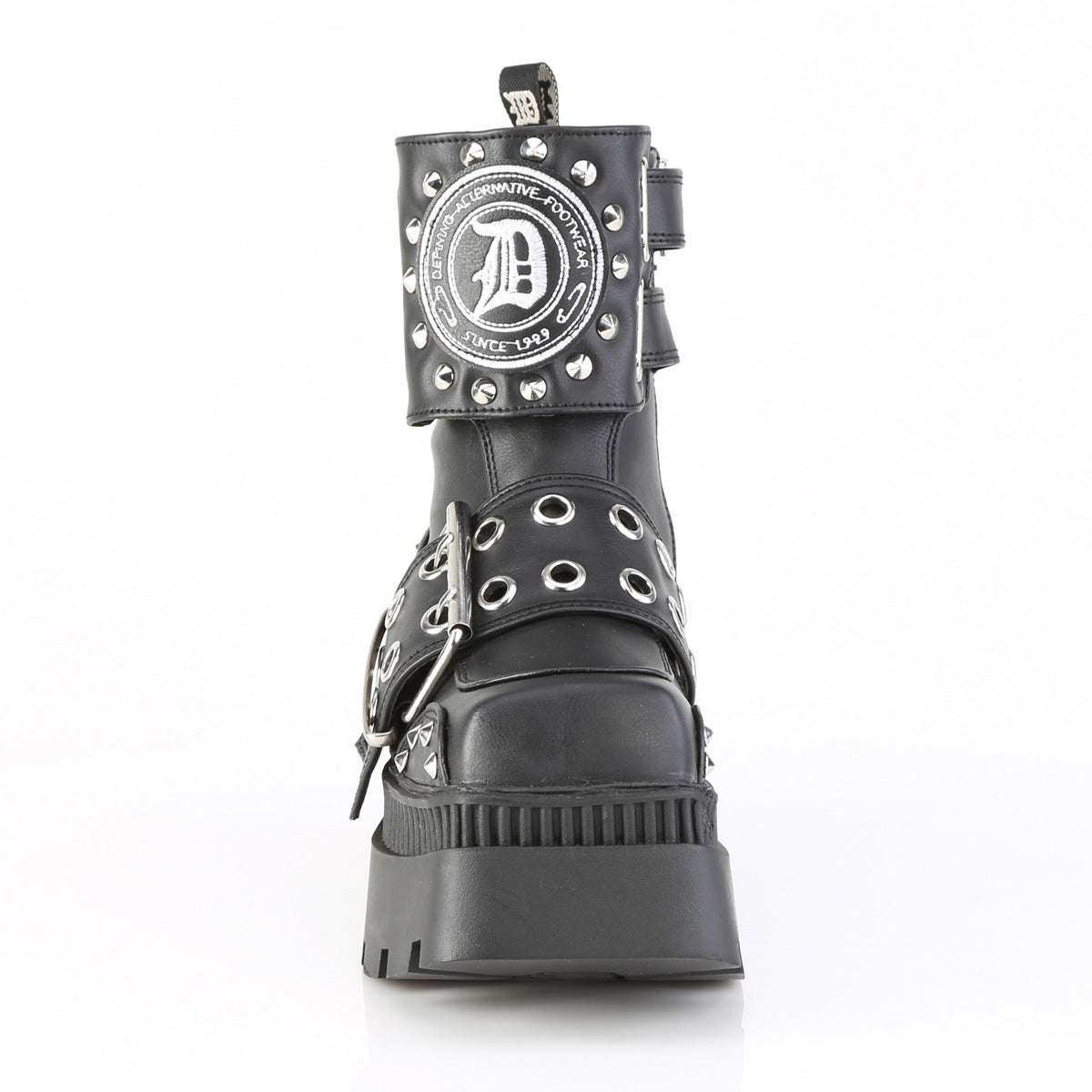 WRATH-58 Demonia Cult Black 3.3 Inch Alternative Women's Ankle Boots