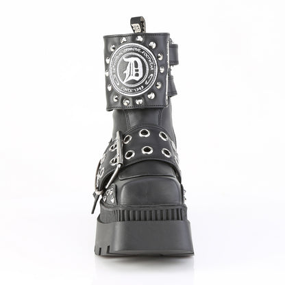 WRATH-58 Demonia Cult Black 3.3 Inch Alternative Women's Ankle Boots