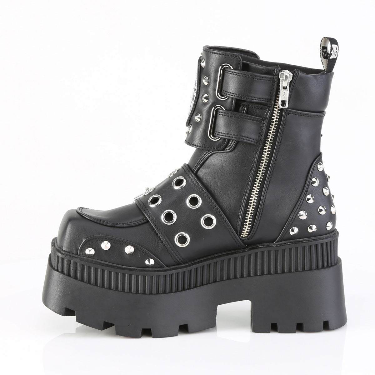 wrath 55 Demonia SKA footwear blk vegan leather alternative footwear