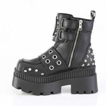 WRATH-58 Demonia Cult Black 3.3 Inch Alternative Women's Ankle Boots