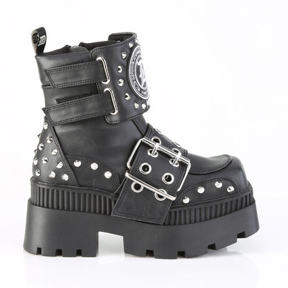 WRATH-58 Demonia Cult Black 3.3 Inch Alternative Women's Ankle Boots