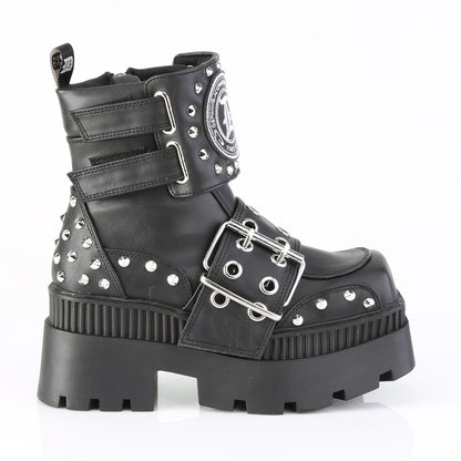 WRATH-58 Demonia Cult Black 3.3 Inch Alternative Women's Ankle Boots