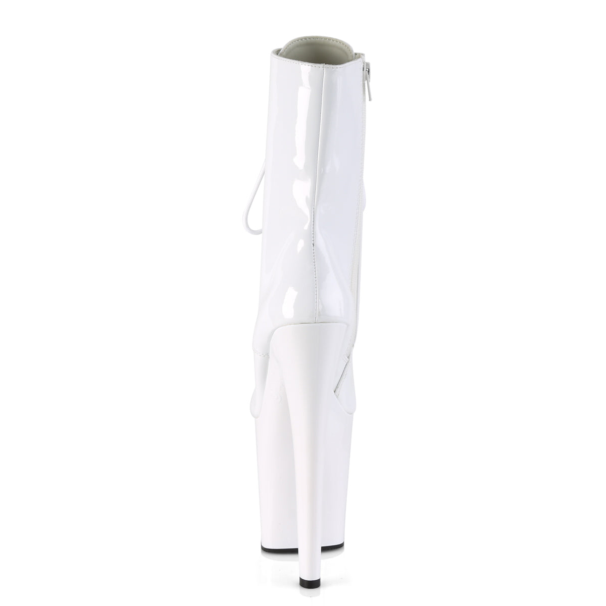 XTREME-1020 Pleaser White 8 Inch Exotic Dancing Ankle Boots
