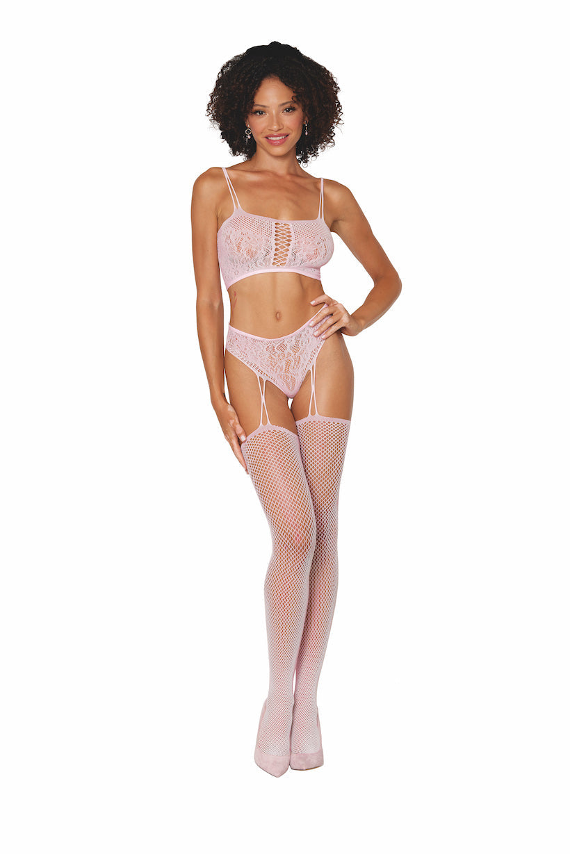 DG0425Dreamgirl Lingerie Lace Lingerie Set