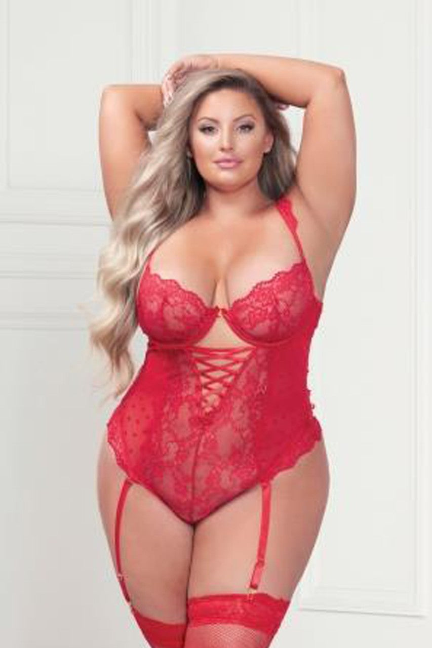 STM11349X Seven Til Midnight Heartbreaker Teddy Red