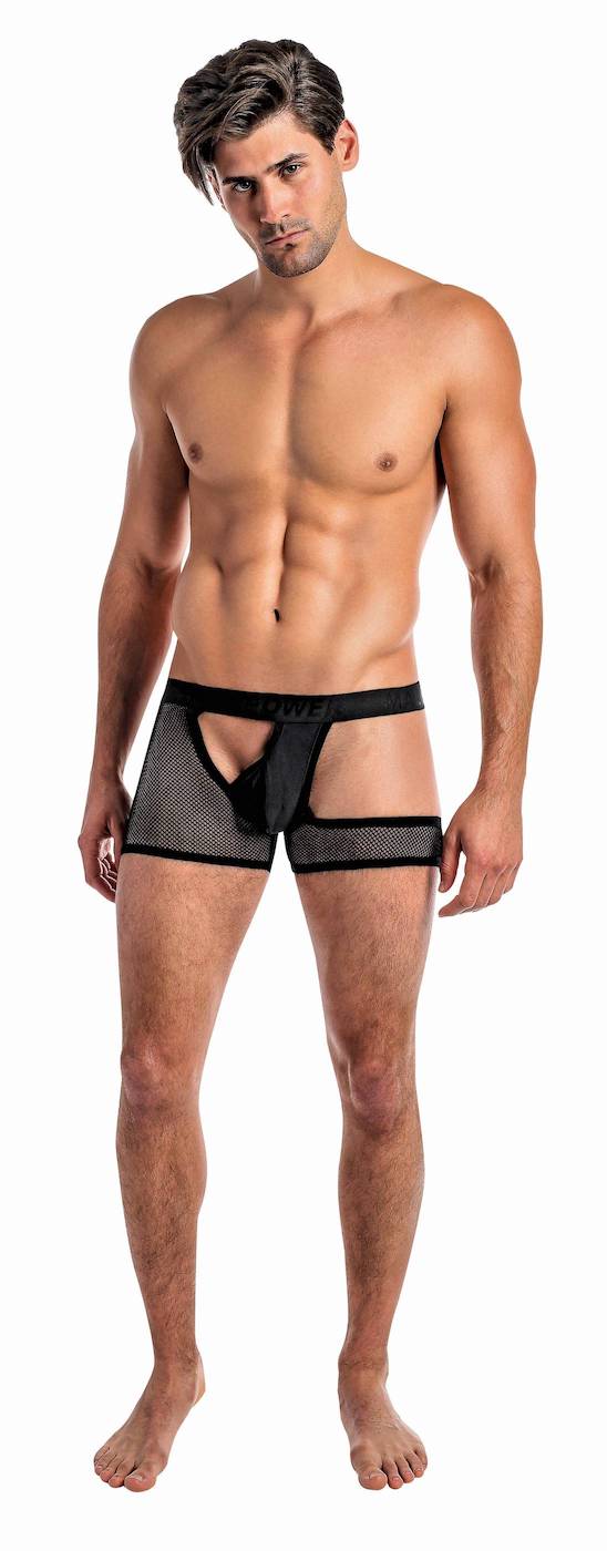 mp128231 malepower half moon short black