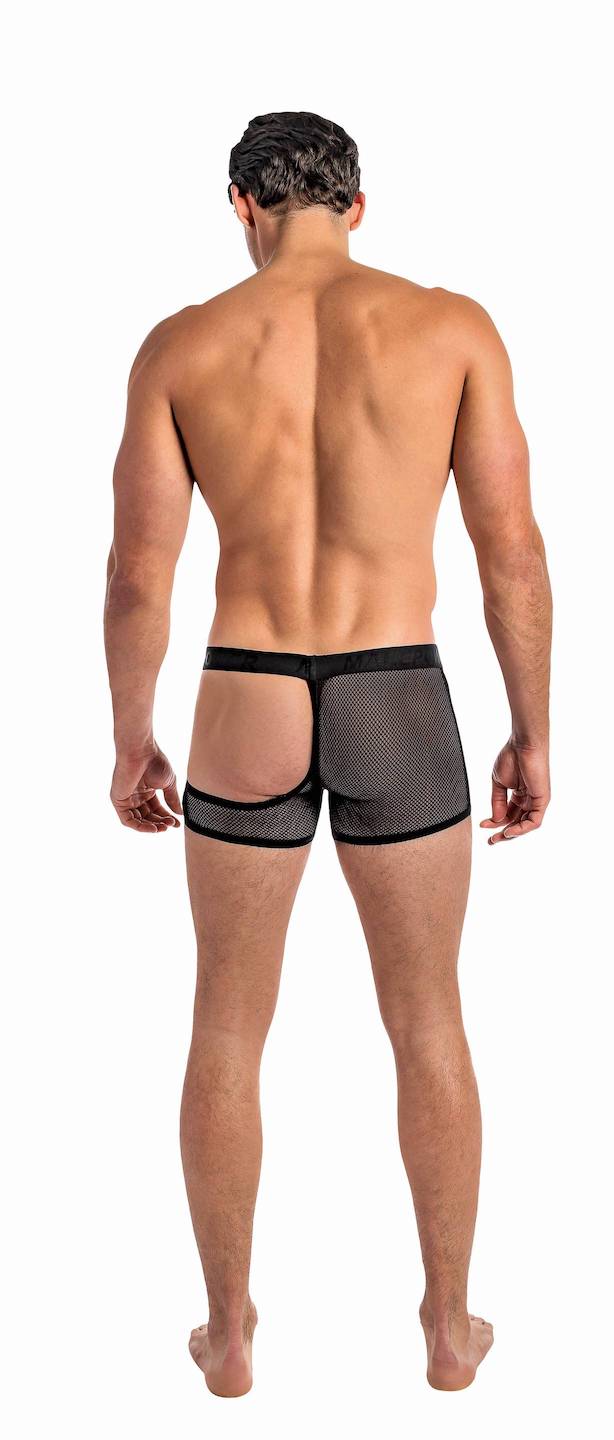 mp128231 malepower half moon short black