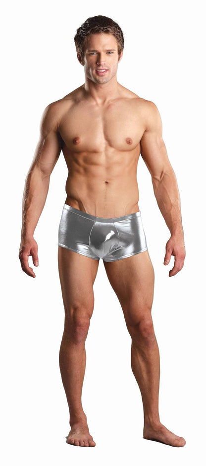 MP153070 Malepower Mini Short - Silver Large Silver