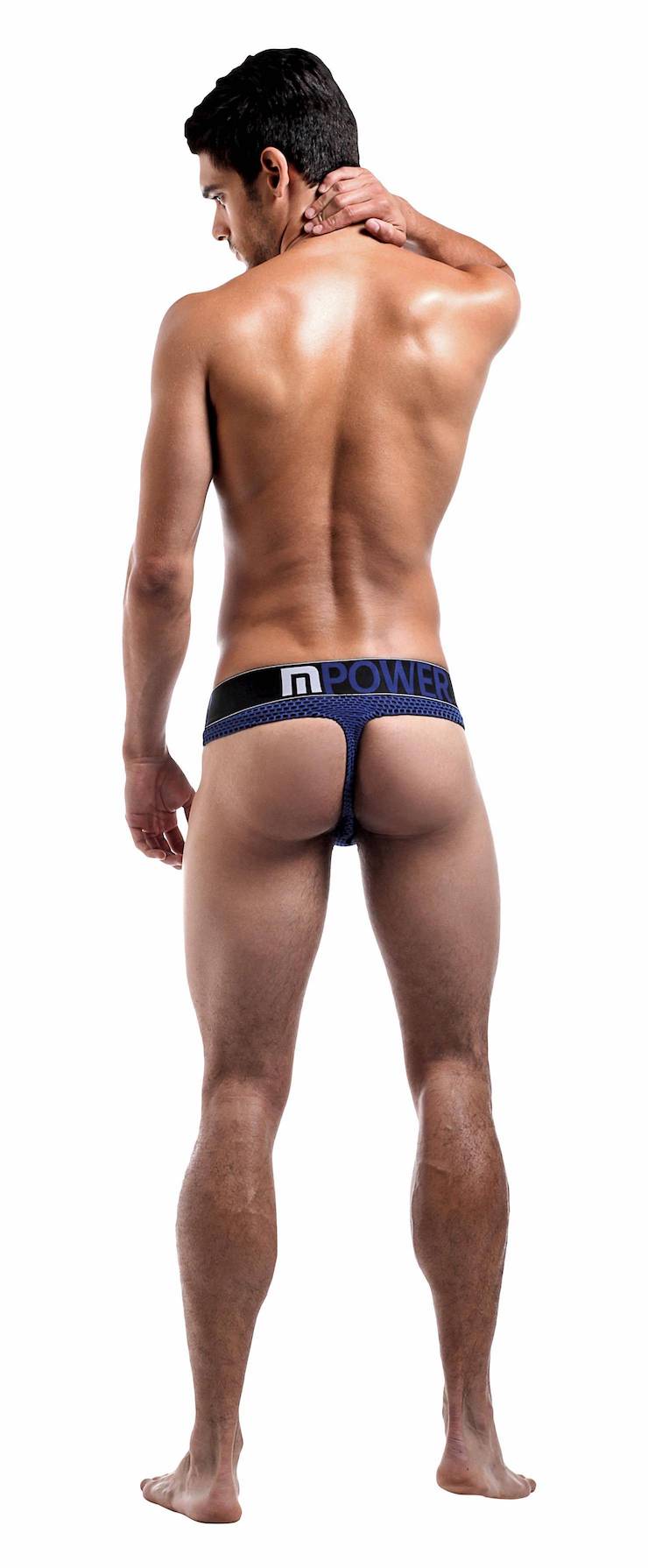 mp438215 malepower lo rise thong royal black